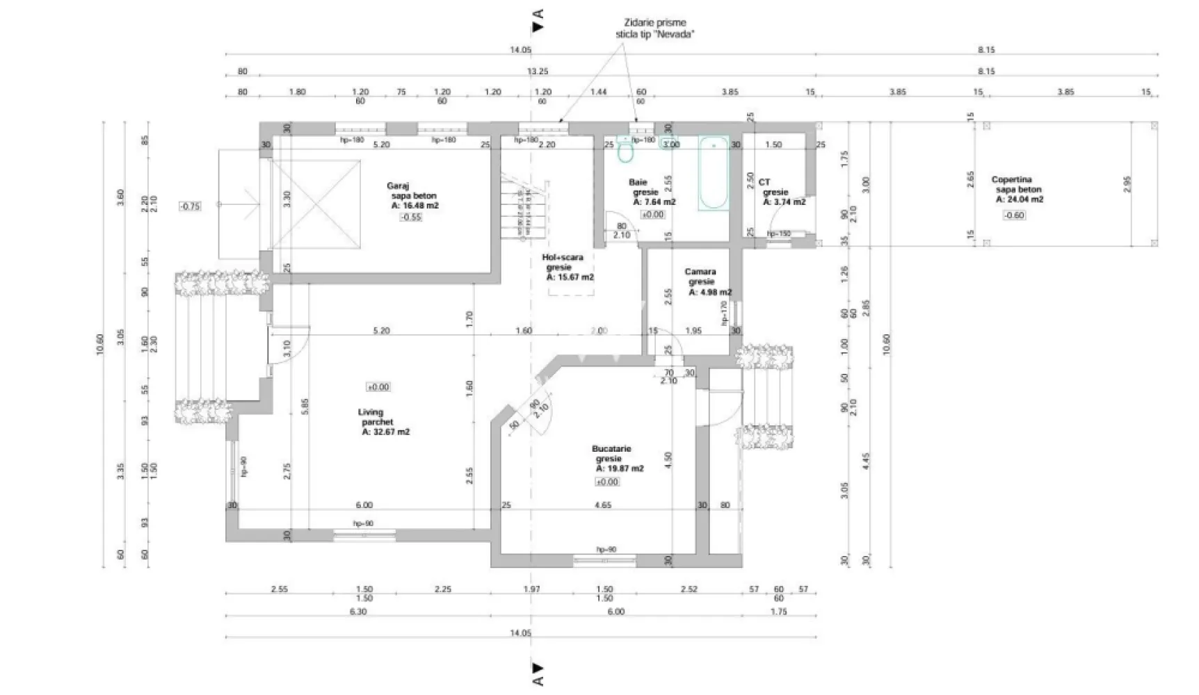 Casa individuala in Cristian - Sibiu - Casă individuală modernă P+1, aflată în stadiu de proiect, amplasată pe un teren de 450 mp, cu o suprafață utilă generoasă de 173 mp, proiectată pentru confortul unei familii care își dorește spațiu, funcționalitate și intimitate.

Compartimentarea este foarte bine gândită, locuința având:

-living spațios și luminos;
-bucătărie separată;
-3 dormitoare matrimoniale;
-2 băi;
-cameră tehnică/debara;
-holuri generoase și spații de depozitare;
-2 balcoane;
-garaj și terasă acoperită.

Parterul este compus dintr-un living de aproximativ 33 mp, bucătărie separată de aproape 20 mp, baie, cameră tehnică/debara și acces direct către exterior și garaj. Etajul oferă 3 dormitoare spațioase, dintre care două cu acces la balcon, o baie mare și hol generos.

Casa se vinde la stadiul de alb în interior și la cheie în exterior:

-încălzire în pardoseală;
-pereți tencuiți și gletuiți;
-instalații trase la poziție;
-tâmplărie modernă;
-fațadă finisată complet;
-curte amenajată cu pavaj;
-gard și poartă incluse.

Arhitectura modernă, compartimentarea practică și suprafețele generoase fac din această proprietate o alegere ideală pentru o familie care caută confort și intimitate într-o locuință nouă.

Preț: 248.000 Euro 

Se poate achizitiona cu credit ipotecar!