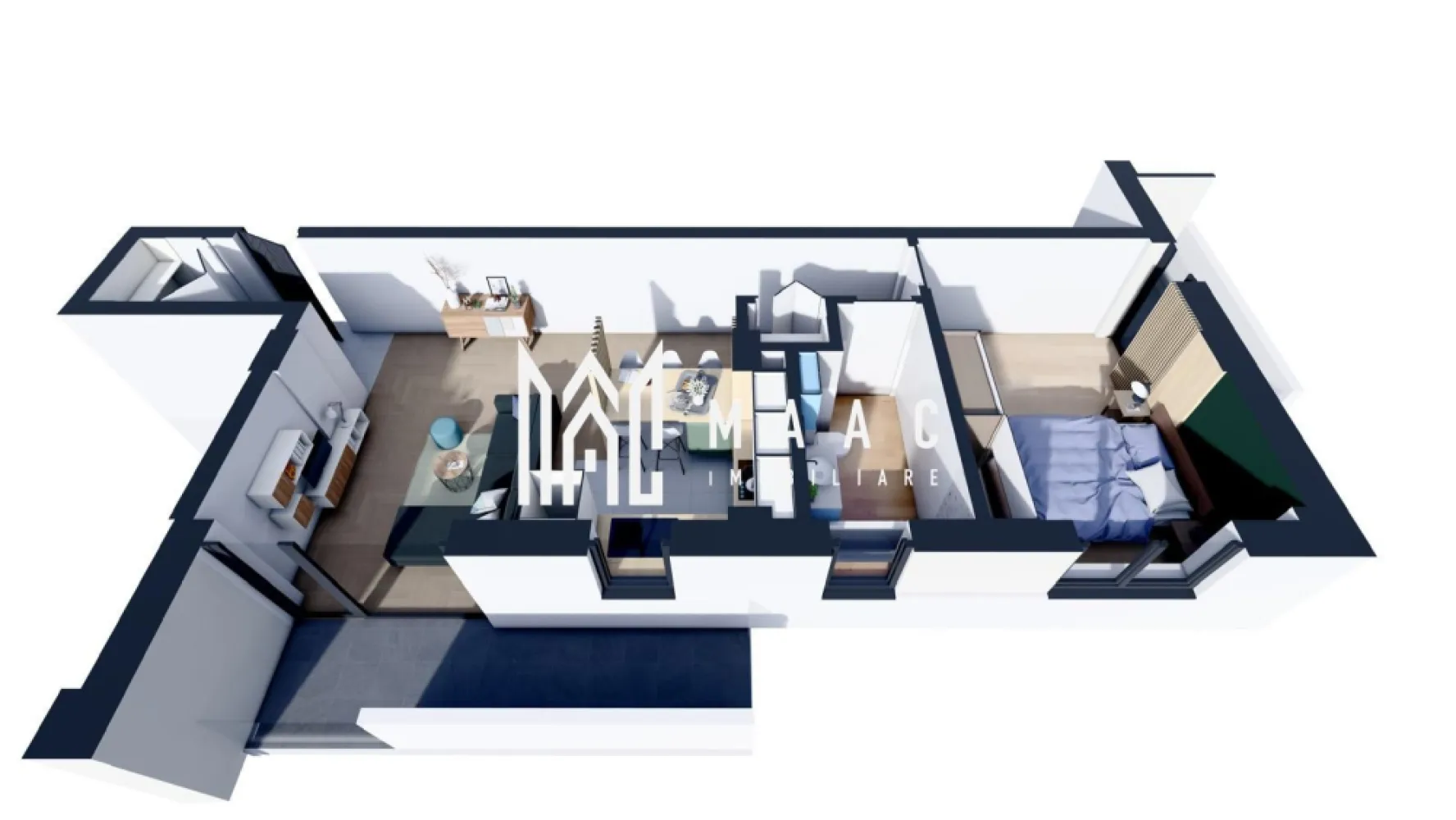 Apartament rezidențial I 2 camere I Parcare I Selgros - MAAC Imobiliare vă propune pentru achiziționare un apartament cu 2 camere situat la etajul 3 într-un bloc de locuit în stadiul de dezvoltare, în cartierul Veterani, în proximitatea magazinului Selgros, ieșirea de Nord a orașului Sibiu. Apartamentul cu suprafața utilă de 53 mp, este format din: Living cu bucătărie open- space în suprafața de 27 mp cu acces la balcon de 7 mpu și debara de 3mpu, Dormitor de 15 mp cu acces la al 2- lea balcon de 7 mpu, Baie cu cadă și geam de aerisire cu suprafața de 5mpu, Hol + debara în suprafața de 3.5 mpu. Complexul rezidențial este în construcție, se predă la sfârșitul anului 2025 la stadiul de: -ALB: instalația de curent, instalația sanitară, loc destinat pentru aparat de aer condiționat, pereți finisați cu glet, ușa principală metalică marca Porta Doors, centrală termică în condensare și instalația de încălzire în pardoseală, geamuri tripan cu tâmplărie PVC Salamander culoare gri antracit, cele 2 balcoane cu balustradă de sticlă și finisaje cu granit. -CHEIE: plus 200 euro/ mp, include vopsea lavabilă, uși interioare, obiecte sanitare, gresie, faianță, parchet, aparataje electronice etc. Fiecare unitate beneficiază de un loc de parcare suprateran. Construcția cu regim de înalțime P+ 3 etaje + retras va beneficia de lift, interfon cu video, panouri solare care vor alimenta iluminatul public. Construcția cu fundație de beton, zidărie cărămidă Porotherm, izolație polistiren și vată bazaltică, boxe la subsol( achiziționate separat), parcare subterană ( posibilitate de achiziționare locuri de parcare adiționale la prețul de 10000 euro/ buc.), Parterul va avea destinație comercială, în proximitatea construcțiilor vor fi amenajate alei, spații verzi și locuri de joacă. Modalitate de plată: -Avans 25% la antecontract, 25% la roșu, 50% la predare. -Achitarea integrală a apartamentului include 1 loc de parcare subteran la pret 50%. Aceast apartament combină spațiul generos cu o compartimentare eficientă și finisaje de calitate superioară, fiind locația perfectă pentru a vă crea amintiri de neuitat. Contactați-ne pentru a programa o vizionare și pentru a discuta detaliile acestei oferte imobiliare excepționale. Pentru mai multe informații specificați că ați văzut anunțul cu ID: CP2366944 }}