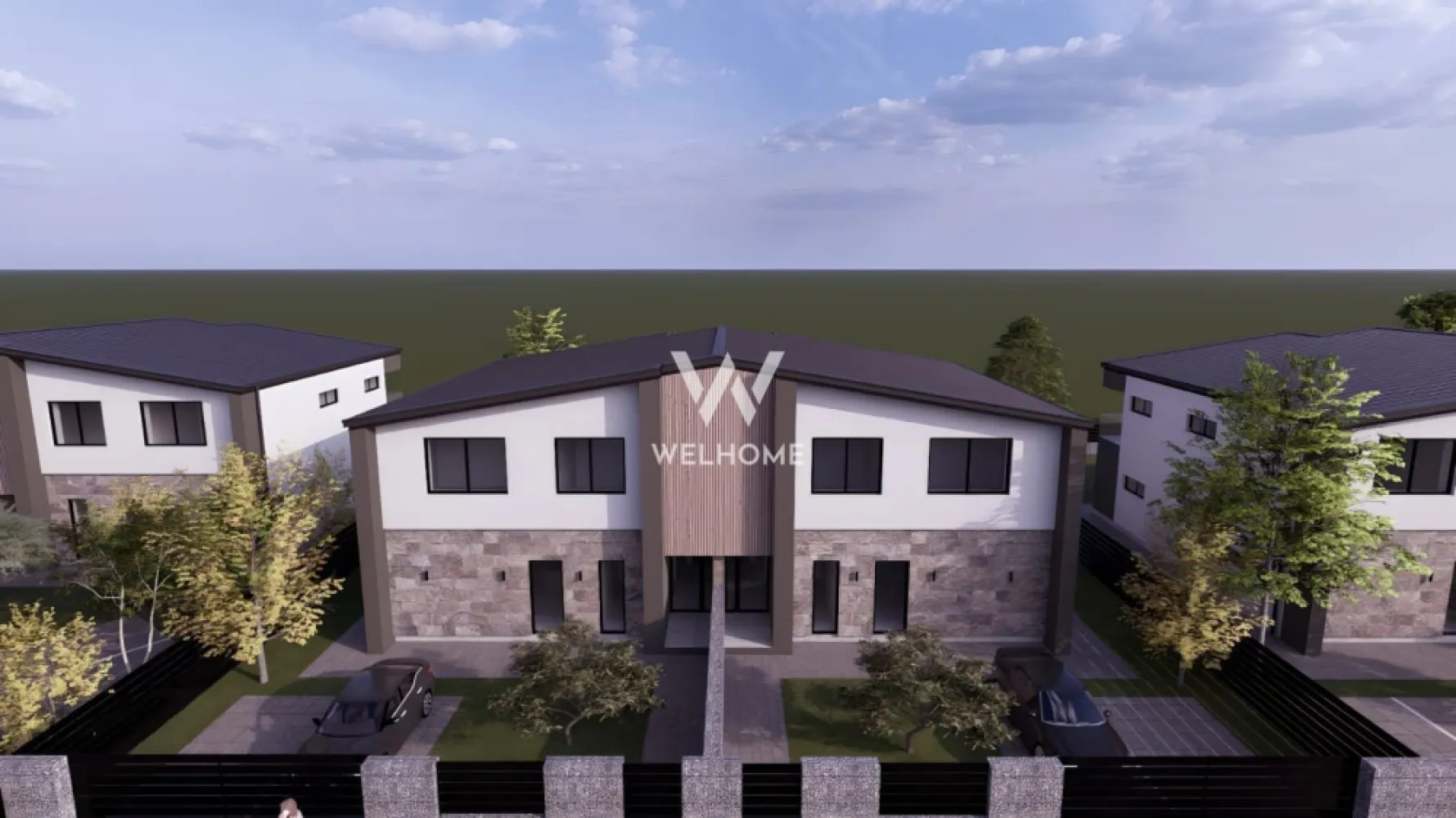 Casa de vanzare - Proiect nou in Sura Mica - Sibiu - Vă prezentăm un nou proiect rezidențial in Șura Mică – un ansamblu modern, gândit pentru cei care își doresc liniștea unei zone aerisite, dar și acces rapid către Sibiu. Dezvoltat pe o suprafață generoasă, proiectul integrează locuințe individuale și duplexuri, spații verzi ample și infrastructură completă, oferind un stil de viață echilibrat și confortabil.

Cu peste 25 de ani de experiență în domeniul construcțiilor și un portofoliu solid de peste 300 de locuințe livrate, dezvoltatorul pune accent pe calitate, durabilitate și funcționalitate. Fiecare locuință este realizată cu materiale atent alese și soluții moderne, pentru a oferi confort pe termen lung și un standard ridicat de locuire.

Ansamblul beneficiază de stradă privată, utilități complete (gaz, curent, apă, canalizare, fibră optică), iluminat stradal și zone verzi extinse, creând o comunitate sigură și bine organizată – locul ideal pentru familie.

Casele tip duplex sunt concepute pentru a îmbina eficient spațiul interior cu confortul unei curți proprii, fiind ideale pentru familii care își doresc un cămin modern, într-o zonă liniștită.

Suprafață teren: 356 mp
Suprafata curte: 254 mp 
Suprafață utilă: 134 mp

Compartimentare:

Parter: Living luminos cu acces către terasa, bucătărie, baie, spațiu tehnic si terasă acoperită

Etaj: 3 dormitoare, 2 băi, dressing si balcon

Casa se preda la alb în interior: centrala Bosch, încălzire în pardoseală, tâmplărie PVC Rehau (7 camere și 3 foi de sticlă ) si complet finisate la exterior: porți automate, video interfon, spațiu verde, pavaj, iluminat. Contra cost se pot preda la Cheie in interior. 

Locuințele sunt bine compartimentate, oferind intimitate și funcționalitate, cu spații optim gândite pentru viața de zi cu zi.

Pret - 199.000 euro + Tva 

Acest proiect din Șura Mică reprezintă o oportunitate excelentă pentru cei care caută o locuință nouă, bine construită, într-o comunitate organizată și în plină dezvoltare. Fie că alegi un duplex sau o casă individuală, beneficiezi de un spațiu gândit inteligent, într-un mediu sigur și liniștit.