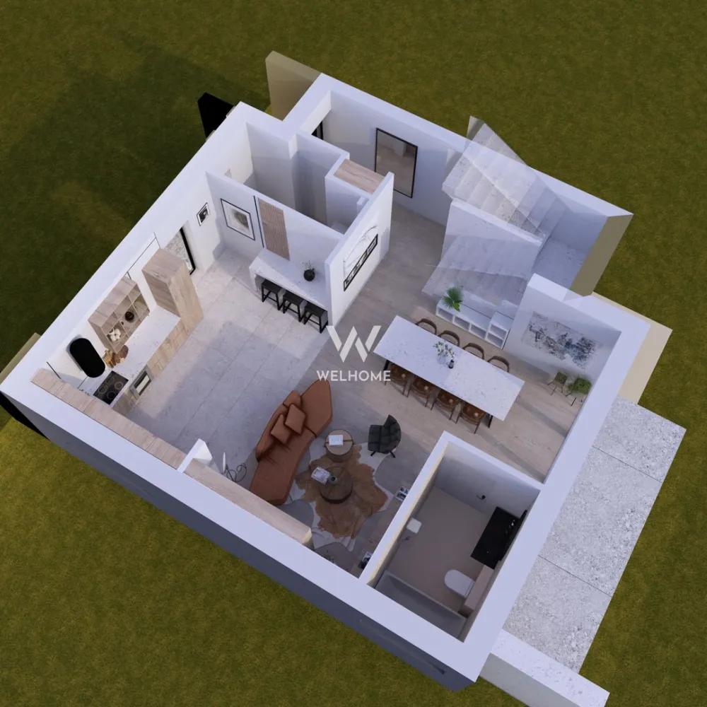 Casa de vanzare - Proiect nou in Sura Mica - Sibiu - Vă prezentăm un nou proiect rezidențial in Șura Mică – un ansamblu modern, gândit pentru cei care își doresc liniștea unei zone aerisite, dar și acces rapid către Sibiu. Dezvoltat pe o suprafață generoasă, proiectul integrează locuințe individuale și duplexuri, spații verzi ample și infrastructură completă, oferind un stil de viață echilibrat și confortabil.

Cu peste 25 de ani de experiență în domeniul construcțiilor și un portofoliu solid de peste 300 de locuințe livrate, dezvoltatorul pune accent pe calitate, durabilitate și funcționalitate. Fiecare locuință este realizată cu materiale atent alese și soluții moderne, pentru a oferi confort pe termen lung și un standard ridicat de locuire.

Ansamblul beneficiază de stradă privată, utilități complete (gaz, curent, apă, canalizare, fibră optică), iluminat stradal și zone verzi extinse, creând o comunitate sigură și bine organizată – locul ideal pentru familie.

Casele tip duplex sunt concepute pentru a îmbina eficient spațiul interior cu confortul unei curți proprii, fiind ideale pentru familii care își doresc un cămin modern, într-o zonă liniștită.

Suprafață teren: 356 mp
Suprafata curte: 254 mp 
Suprafață utilă: 134 mp

Compartimentare:

Parter: Living luminos cu acces către terasa, bucătărie, baie, spațiu tehnic si terasă acoperită

Etaj: 3 dormitoare, 2 băi, dressing si balcon

Casa se preda la alb în interior: centrala Bosch, încălzire în pardoseală, tâmplărie PVC Rehau (7 camere și 3 foi de sticlă ) si complet finisate la exterior: porți automate, video interfon, spațiu verde, pavaj, iluminat. Contra cost se pot preda la Cheie in interior. 

Locuințele sunt bine compartimentate, oferind intimitate și funcționalitate, cu spații optim gândite pentru viața de zi cu zi.

Pret - 199.000 euro + Tva 

Acest proiect din Șura Mică reprezintă o oportunitate excelentă pentru cei care caută o locuință nouă, bine construită, într-o comunitate organizată și în plină dezvoltare. Fie că alegi un duplex sau o casă individuală, beneficiezi de un spațiu gândit inteligent, într-un mediu sigur și liniștit.
