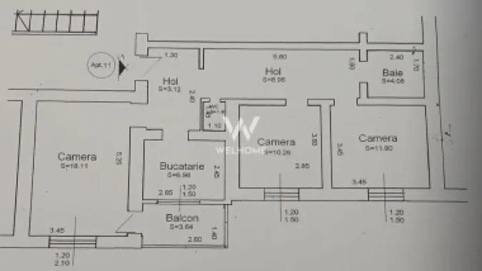 Apartament DECOMANDAT 3 camere cu PIVNIȚĂ - zona Terezian, Sibiu