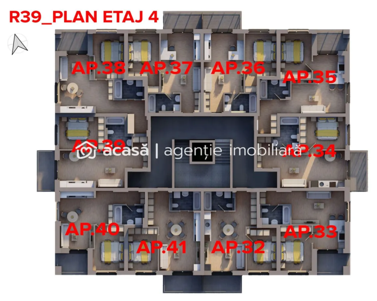 Apartament nou, cu 2 camere - ARED – Direct de la dezvoltator - Există locuințe care se devalorizează și locuințe care devin mai valoroase pe măsură ce tehnologia avansează. În noul bloc R39 din complexul ARED City, propunem un concept de locuire definit prin trei piloni: Sustenabilitate, Tehnologie și Comunitate.

Cu predare la 30.11.2026, acest apartament de la etajul 4 este soluția ideală pentru cei care înțeleg că timpul și confortul sunt cele mai prețioase resurse.

Standardul NZEB (Nearly Zero Energy Building): Locuința ta este proiectată să aibă un consum energetic aproape de zero. Aceasta înseamnă costuri de întreținere minime și un confort termic constant, indiferent de anotimp.

Smart Home & Design Ready: Apartamentul se predă complet mobilat, fiind integrat nativ cu tehnologie Smart Home. Este definiția locuirii „la cheie”, unde controlul și estetica se întâlnesc pentru a-ți simplifica viața.

Nu cumperi doar 40 mp, ci accesul la un stil de viață activ. Ai propria pistă de alergare, parc amenajat, supraveghere video permanentă și un loc de parcare securizat — totul într-o comunitate sigură și modernă.

Un spațiu optimizat inteligent (Living open-space + Dormitor + Balcon), situat la un etaj intermediar (4 din 6), oferind echilibrul perfect între lumină naturală și intimitate.

Prețul de 128.324 € (TVA inclus) reflectă nu doar calitatea construcției, ci și economia pe termen lung pe care standardul NZEB o aduce bugetului tău.

📍 Locație: ARED City, zona IMAR
✨ Dotări: Complet mobilat | Smart Home | Parcare inclusă

ATENȚIE! Poze cu titlu ilustrativ.

Pentru detalii:
Jasmina Uglesits - 0740814770 Consultant imobiliar - Agenția ACASĂ Arad

Nu dispui de toată suma? Te ajutăm noi gratuit! Îți obținem oferte de la 16 bănci.

Ai o proprietate de vânzare în Arad și vrei să știi cât valorează cu adevărat?
Sună-mă pentru o evaluare gratuită, fără obligații.

Birou: ACASĂ | Agenție imobiliară Arad
Bulevardul Decebal 2, Arad 310133
