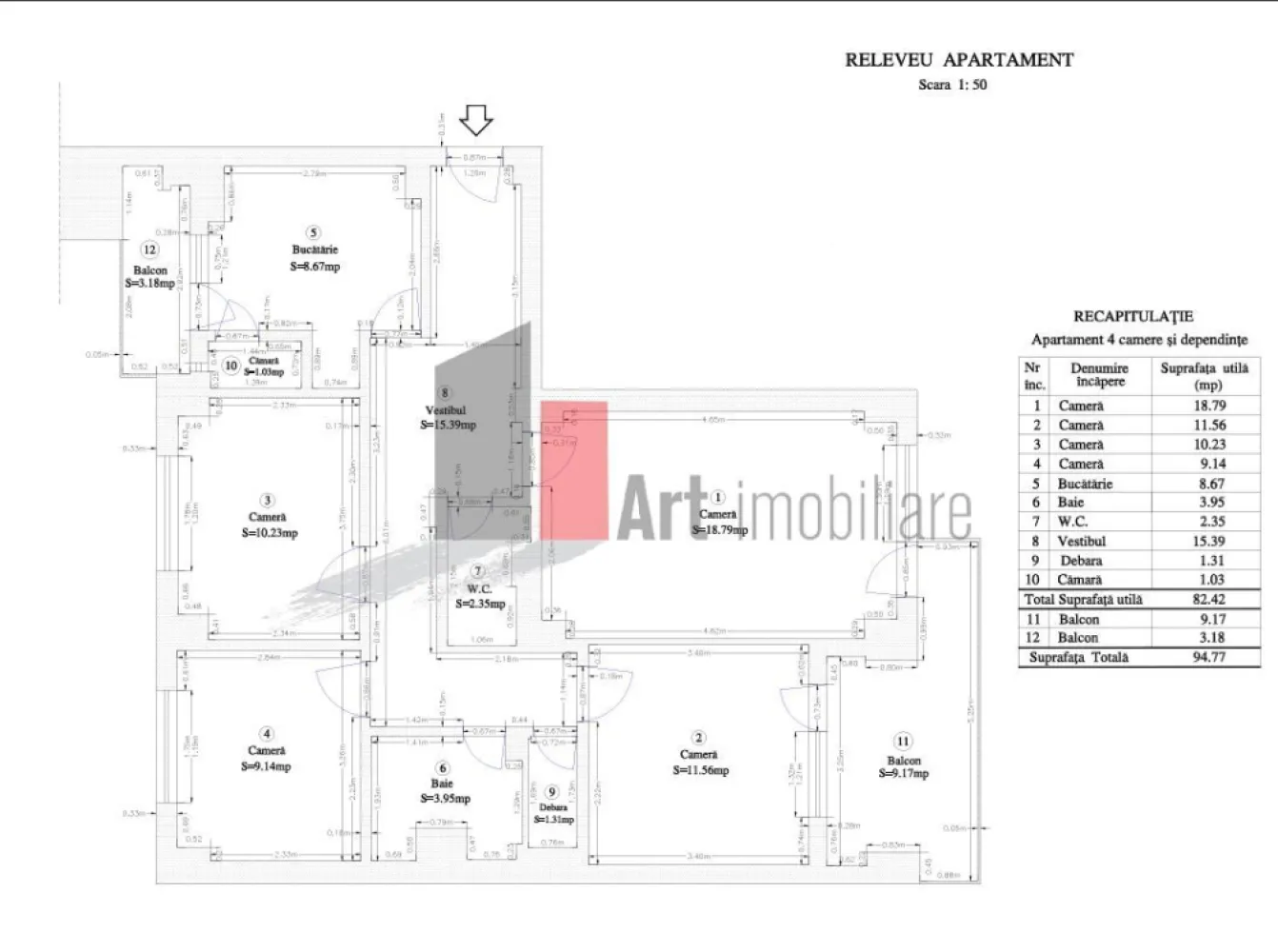 APARTAMENT 4 CAMERE LACUL TEI-PARCUL CIRCULUI - Va prezentam spre vanzare un apartament de 4 camere decomandate in suprafata de 82,5 mp si 
 2 balcoane de 12,35 mp pe Bulevardul Lacul Tei chiar Parcul Circului.
 Apartamentul este spatios si situat intr-un bloc solid construit in anul 1981, fara risc seismic
 Comfortul termic este asigurat de la termoficare centrala.
 Apartamentul este bine compartimentat dar necesita renovare completa, oferind potential de
 reamenajare ideal pentru cei ce doresc sa-si amenajeze locuinta dupa propiul stil.
 Pentru mai multe imformatii sau vizionare va rugam sunati la 0722 371 033.