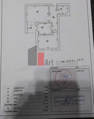 De vânzare apartament 2 camere Complex Rezidențial Rotar Park 1