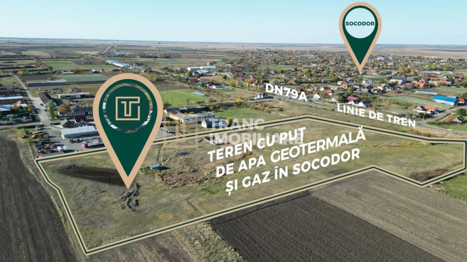PUT GEOTERMAL NATURAL PE UN TEREN DE 36.476 MP IN SOCODOR, ARAD - PUT GEOTERMAL NATURAL PE UN TEREN DE 36.476 MP IN SOCODOR, ARAD

Oportunitate strategică pentru investiții în energie, turism și sănătate

Proprietatea pune la dispoziția investitorilor un put geotermal natural, rezultat dintr-o resursă existentă în subsolul zonei, nu dintr-un foraj artificial, un avantaj major care confirmă stabilitatea, continuitatea și calitatea ridicată a apei termale. Pe terenul de 36.476 mp se găsește acest put natural, cu o temperatură de aproximativ 62°C la suprafață și o adâncime de peste 2.000 de metri, livrând un debit constant de 3,5 litri pe secundă. Calitatea apei este confirmată prin analize oficiale realizate de Ministerul Sănătății, care atestă compoziția excelentă și potențialul terapeutic ridicat al resursei. Resursa este de înaltă calitate, predictibilă și ideală pentru dezvoltări comerciale de amploare. Apa conține gaze cu puritate superioară, ce pot fi extrase prin barbotaj și folosite pentru încălzire, reducând semnificativ costurile operaționale ale oricărui proiect.

Licența de explorare există și poate fi activată imediat după stabilirea destinației investiției, având o valabilitate de 49 de ani. În timp ce apa rămâne în proprietatea statului, investitorul primește drept complet de explorare și exploatare, iar terenul pe care se află putul natural este proprietate privată și inclus integral în vânzare. Pe una dintre laturile terenului se află linia ferată 313 Nădab–Grăniceri, o infrastructură secundară în prezent închisă pentru pasageri, dar care poate fi reactivată pentru logistică sau transport de marfă, un beneficiu rar pentru proiectele industriale sau turistice mari.

Din punct de vedere terapeutic, apa geotermală prezintă proprietăți valoroase, cu indicații în numeroase afecțiuni, precum: afecțiuni reumatismale degenerative, reumatism abarticular, afecțiuni reumatismale inflamatorii cronice, afecțiuni post-traumatice, afecțiuni neurologice periferice cronice și afecțiuni ginecologice cronice. Datorită caracteristicilor excepționale ale resursei geotermale naturale, proprietatea este ideală pentru dezvoltarea unui complex SPA & wellness, a unui resort termal, a unei clinici balneare, a unor sere încălzite geotermal, a unui eco-resort, sau pentru proiecte de energie regenerabilă și micro-producție energetică. Totodată, investiția este eligibilă pentru finanțări europene în domeniul turismului, sănătății, energiei regenerabile și agriculturii protejate.

Această ofertă reprezintă o oportunitate rară și de mare valoare în vestul României, reunind o resursă geotermală naturală, un teren generos, infrastructură existentă și potențial major de dezvoltare pe termen lung. Se adresează investitorilor care caută un proiect scalabil, sustenabil și cu un ROI solid într-o zonă cu resurse naturale de excepție.