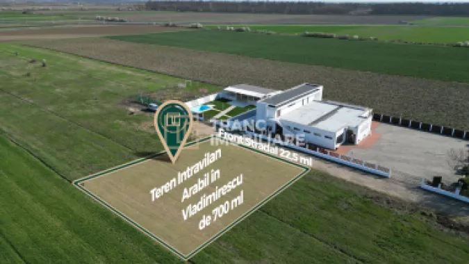 Teren intravilan arabil de vânzare – Vladimirescu, Arad