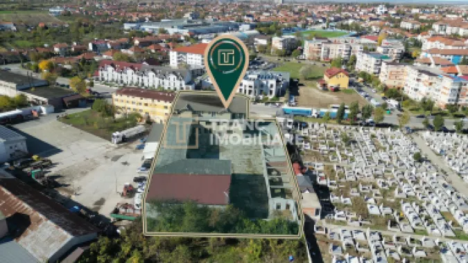 Proprietate multifunctionala - teren generos, cladire si hala in Lugoj