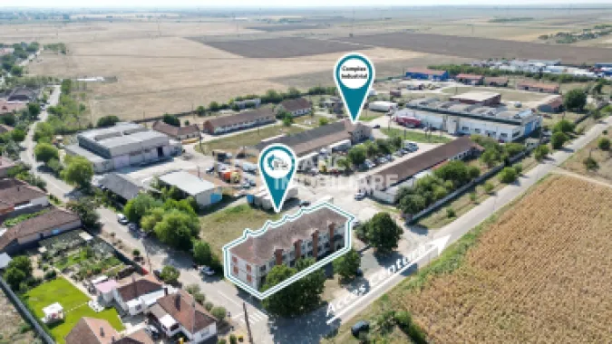 Clădire împunătoare de 540 mp pe 2 nivele în Sânnicolau Mic