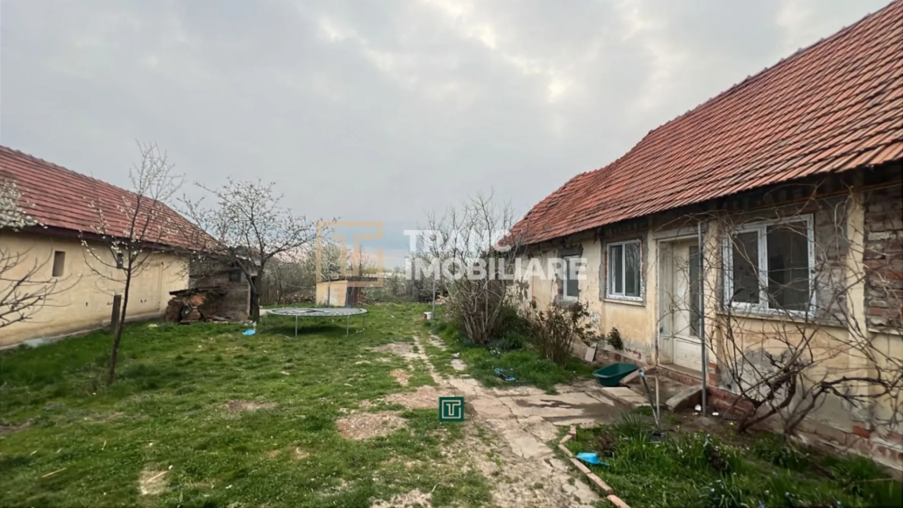 Teren intravilan generos de vânzare în Recaș - Vă propunem spre vânzare un teren intravilan situat în Recaș, o zonă apreciată pentru liniște și accesibilitate. Proprietatea are o suprafață totală de 1.438 mp și un front stradal de 19,5 ml, fiind ideală atât pentru construcția unei locuințe, cât și pentru investiții pe termen lung.

Pe teren se află o casă bătrânească, construită în anul 1929 din văiugă, cu o suprafață construită de 114 mp și aproximativ 89 mp utili. Imobilul este într-o stare veche, nefiind locuibil, iar valoarea principală a proprietății este dată de terenul generos și potențialul acestuia de dezvoltare.

Un alt avantaj important îl reprezintă vegetația existentă, terenul fiind plantat cu pomi fructiferi maturi, precum pruni, caiși, smochin, coacăze, păr și măr, oferind un cadru natural plăcut și un plus de intimitate.

Datorită poziționării și dimensiunii, terenul este potrivit pentru construirea unei case, a unei locuințe de vacanță sau chiar pentru o investiție într-o zonă în continuă dezvoltare. Locația este excelentă, oferind un echilibru ideal între liniștea zonei și accesul facil către punctele de interes.

Pentru mai multe informații sau pentru a programa o vizionare, vă stăm cu drag la dispoziție.
