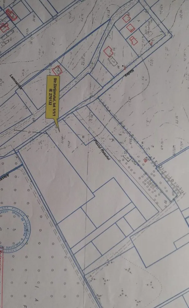 Straulesti str. Nades teren 7477 mp de vanzare - K Imobiliare propune spre vanzare in zona Straulesti str. Nades , teren intravilan suprafata 7477 mp , deschidere 32 ml, urbanism P+2 , Pot 45% Cut 0,9