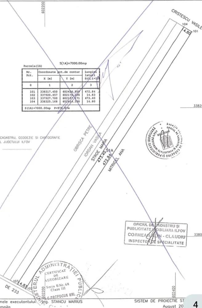 Afumati Balta Batal teren de vanzare 7000 mp - K Imobiliare propune in zona Afumati zona Balta Batal , teren extravilan suprafata 7000 mp , deschidere 14 .