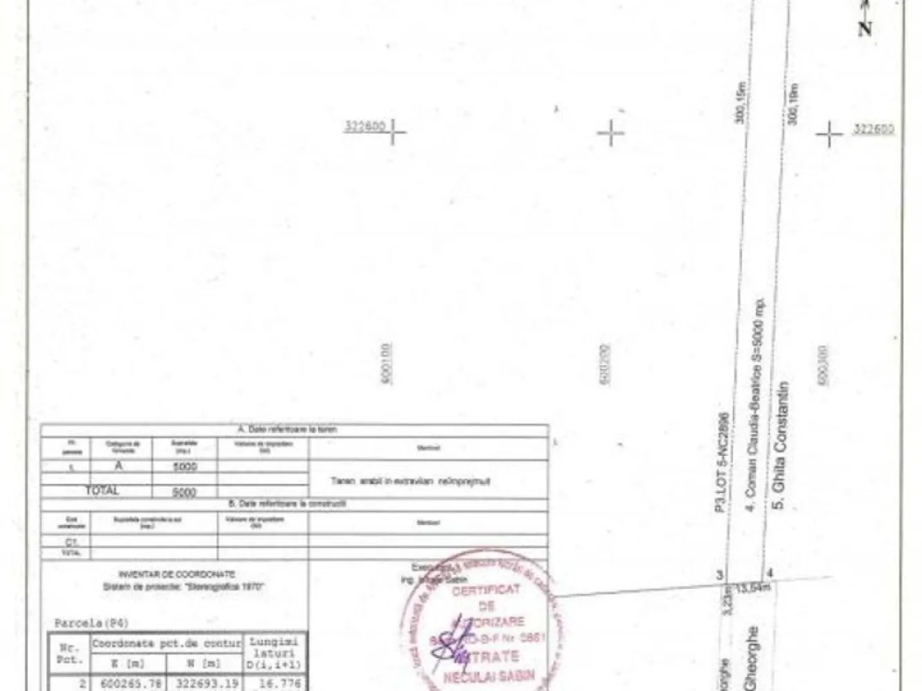Teren intravilan 5000 mp de vânzare Cheiul Dâmboviței apropiere A2