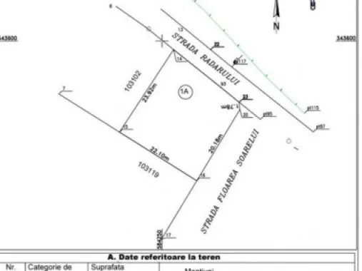 Teren intravilan de vânzare Corbeanca padure – 721 mp, utilități,