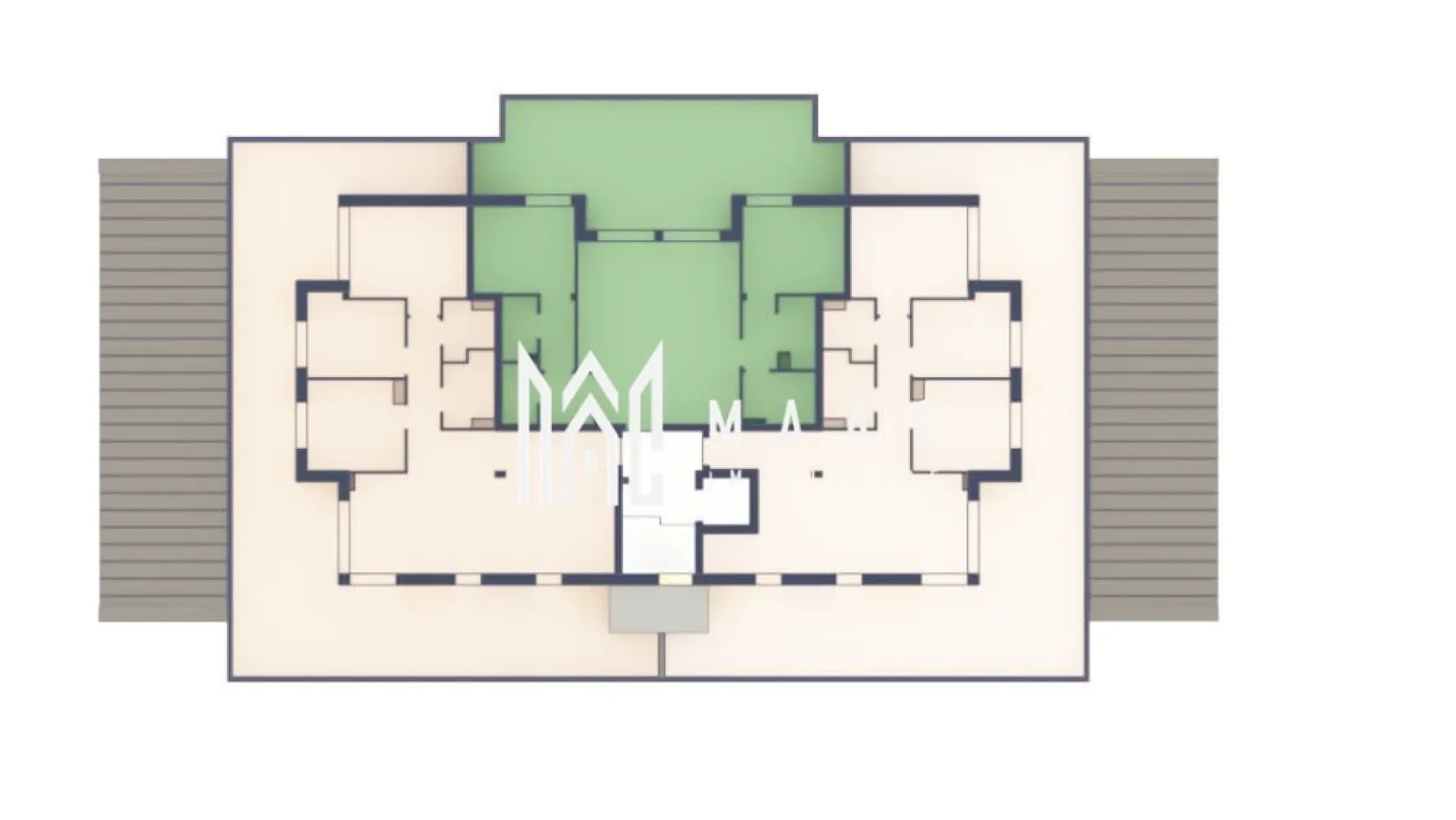 Penthouse 3 camere | Etaj 4 | Balcon 45.6 mp | Turnisor