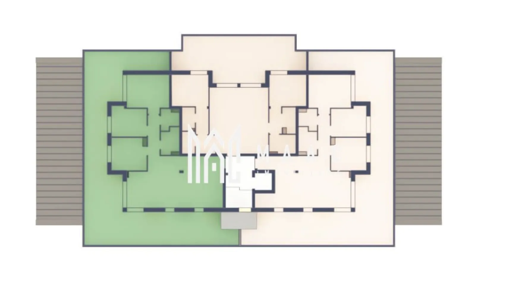 Penthouse 3 camere | Etaj 4 | Terasa 108 mp | Turnisor