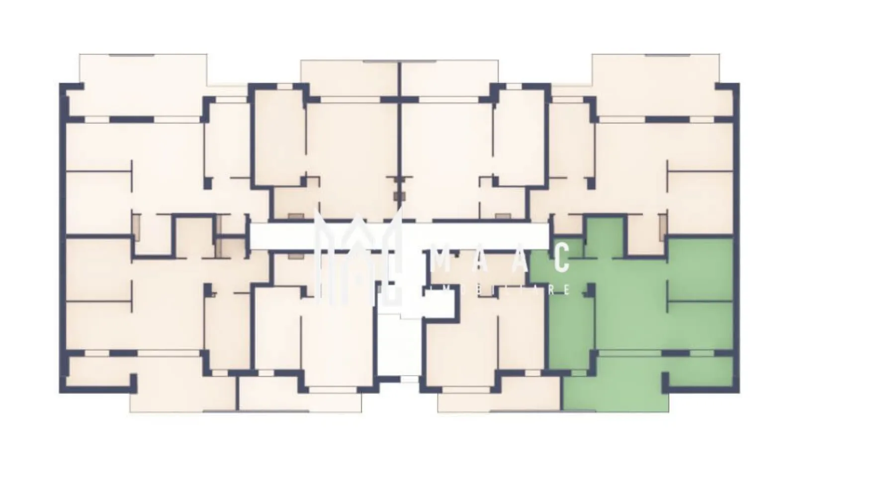 Apartament 3 camere | Balcon 22.2 mp | Etaj 3 | Turnisor