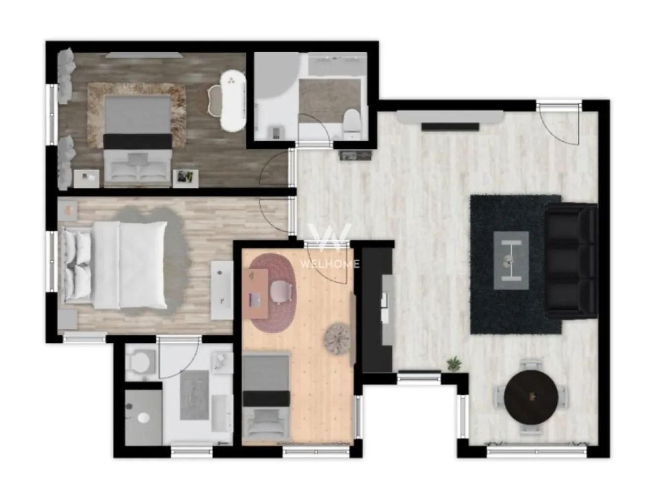 Apartament 4 camere, zona Kaufland -Mall
