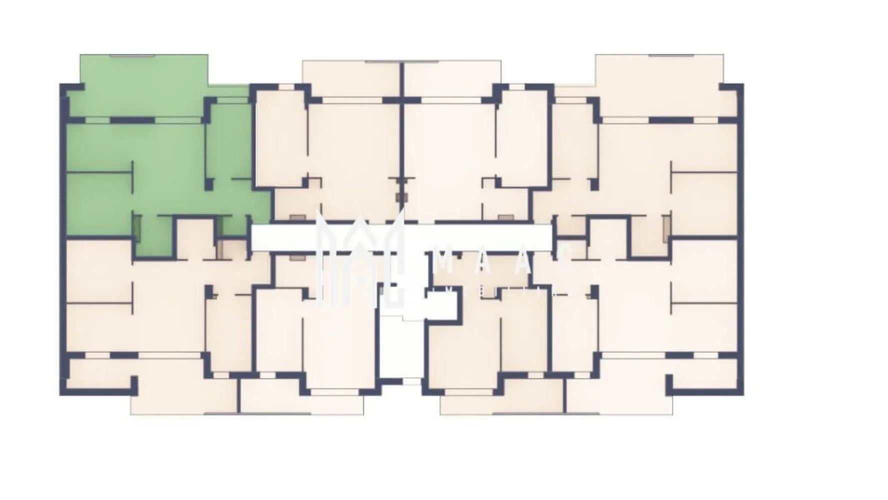 Apartament 3 camere | Balcon 27.3 mp | Etaj 3 | Turnisor