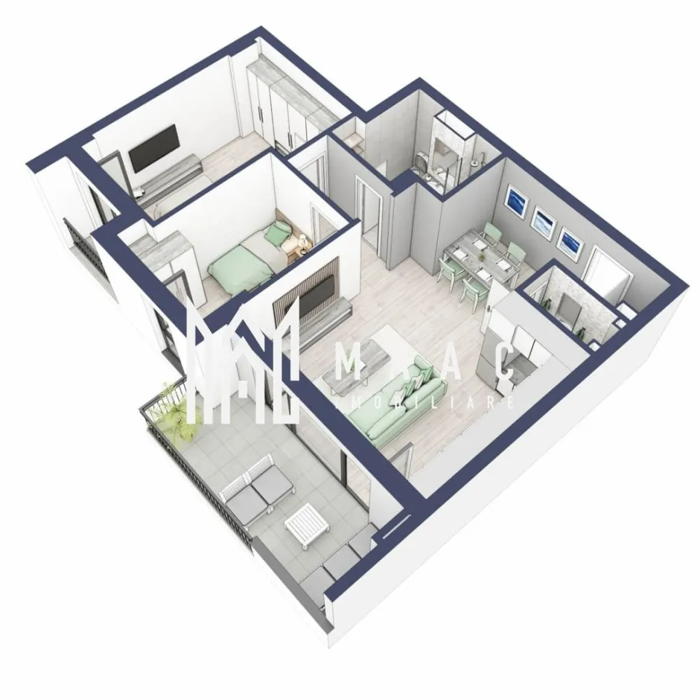 Apartament 3 camere | Balcoane 10.6 mp | Etaj 2 | Turnisor - MAAC Imobiliare are plăcerea de a vă prezenta o oportunitate excepțională de a achiziționa un apartament modern, situat la etajul 2, cu o suprafață totală de 73.3 m², amplasat în noul ansamblu rezidențial GreenHill, zona Turnișor. Acest ansamblu rezidențial, cu intabularea în vara 2026, oferă locuințe de înaltă calitate și facilități premium, proiectate pentru a satisface cele mai exigente cerințe. Detalii Apartament: Suprafața Totală: 73.3 m² Compartimentare: Bucatarie + Living - 24,1 m² Dormitor - 14,4 m² Dormitor 2 - 9,2 m² Baie - 5,5 m² Baie 2 (WC) - 1,8 m² Hol - 5,3 m² Sas - 2,4 m² Logie - 1,5 m² Suprafata balcon - 10,6 m² Caracteristici și Dotări: Cu 19% TVA: € 142.205 Apartamentul se vinde în stadiul de "la alb". Facilități Premium: Boxă la subsol: Spațiu suplimentar de depozitare pentru confortul dvs. Rulouri electrice la dormitoare: Confort sporit și intimitate. Încălzire în pardoseală: Eficiență termică și confort maxim. Lift: Acces facil și rapid la etaje. Terasa: Spațiu exterior generos pentru relaxare. Baie cu cadă: Design modern și funcționalitate. Descriere Ansamblu Rezidențial GreenHill este un ansamblu rezidențial de lux, situat într-o zonă liniștită și accesibilă din Turnișor. Proiectul a fost conceput pentru a oferi locatarilor un stil de viață modern și confortabil, punând accent pe calitate, design și funcționalitate. Cu o gamă variată de facilități și dotări premium, GreenHill reprezintă alegerea ideală pentru cei care doresc să se bucure de un cămin primitor și elegant. Apartamentele vor fi intabulate in vara 2026 si se vor preda in toamna anului 2026. Pentru Mai Multe Informații și Vizionări Nu ratați ocazia de a deveni proprietarul acestui apartament deosebit! Pentru mai multe detalii și programări pentru vizionări, vă rugăm să contactați agenții noștri de la MAAC Imobiliare. Suntem aici pentru a vă oferi toate informațiile de care aveți nevoie și pentru a vă ghida în procesul de achiziție. Pentru mai multe detalii, precizati telefonic ca ati vizionat anuntul cu ID: CP2287133. MAAC Imobiliare - Partenerul Dumneavoastră de Încredere în Imobiliare. }}