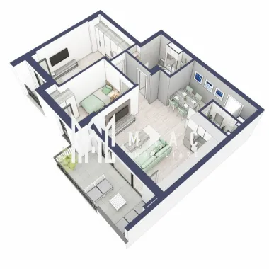 Apartament 3 camere | Balcoane 10.6 mp | Etaj 2 | Turnisor