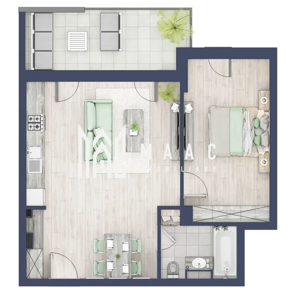 Apartament 2 camere | Etaj 3 | Balcon 10.7 mp | Turnisor - MAAC Imobiliare are plăcerea de a vă prezenta o oportunitate excepțională de a achiziționa un apartament modern, situat la etajul 3, cu o suprafață totală de 61.7 m², amplasat în noul ansamblu rezidențial GreenHill, zona Turnișor. Acest ansamblu rezidențial, cu intabulare in vara 2026, oferă locuințe de înaltă calitate și facilități premium, proiectate pentru a satisface cele mai exigente cerințe. Detalii Apartament: Suprafața Totală: 61.7 m² Compartimentare: Bucatarie + Living - 20,9 m² Dormitor - 15,0 m² Baie - 4,8 m² Hol - 10,3 m² Suprafata balcon - 10,7 m² Caracteristici și Dotări: cu 9% TVA: € 122.712 Apartamentul se vinde în stadiul de “la cheie”, echipat cu: pereți finisați cu vopsea albă, faianță, gresie, parchet, uși interioare, vas WC, lavoar cu chiuvetă și baterie. Bugetul de finisaje incluse este de € 8.580 + TVA. Preț cu TVA 19% inclus: € 123.760 Apartamentul se vinde în stadiul de "la alb". Facilități Premium: Boxă la subsol: Spațiu suplimentar de depozitare pentru confortul dvs. Rulouri electrice la dormitoare: Confort sporit și intimitate. Încălzire în pardoseală: Eficiență termică și confort maxim. Lift: Acces facil și rapid la etaje. Terasa: Spațiu exterior generos pentru relaxare. Baie cu cadă: Design modern și funcționalitate. Descriere Ansamblu Rezidențial: GreenHill este un ansamblu rezidențial de lux, situat într-o zonă liniștită și accesibilă din Turnișor. Proiectul a fost conceput pentru a oferi locatarilor un stil de viață modern și confortabil, punând accent pe calitate, design și funcționalitate. Cu o gamă variată de facilități și dotări premium, GreenHill reprezintă alegerea ideală pentru cei care doresc să se bucure de un cămin primitor și elegant. Apartamentele vor fi intabulate in vara 2026 si se vor preda in toamna anului 2026. Pentru Mai Multe Informații și Vizionări Nu ratați ocazia de a deveni proprietarul acestui apartament deosebit! Pentru mai multe detalii și programări pentru vizionări, vă rugăm să contactați agenții noștri de la MAAC Imobiliare. Suntem aici pentru a vă oferi toate informațiile de care aveți nevoie și pentru a vă ghida în procesul de achiziție. Pentru mai multe detalii, precizati telefonic ca ati vizionat anuntul cu ID: CP2286881. MAAC Imobiliare - Partenerul Dumneavoastră de Încredere în Imobiliare. }}