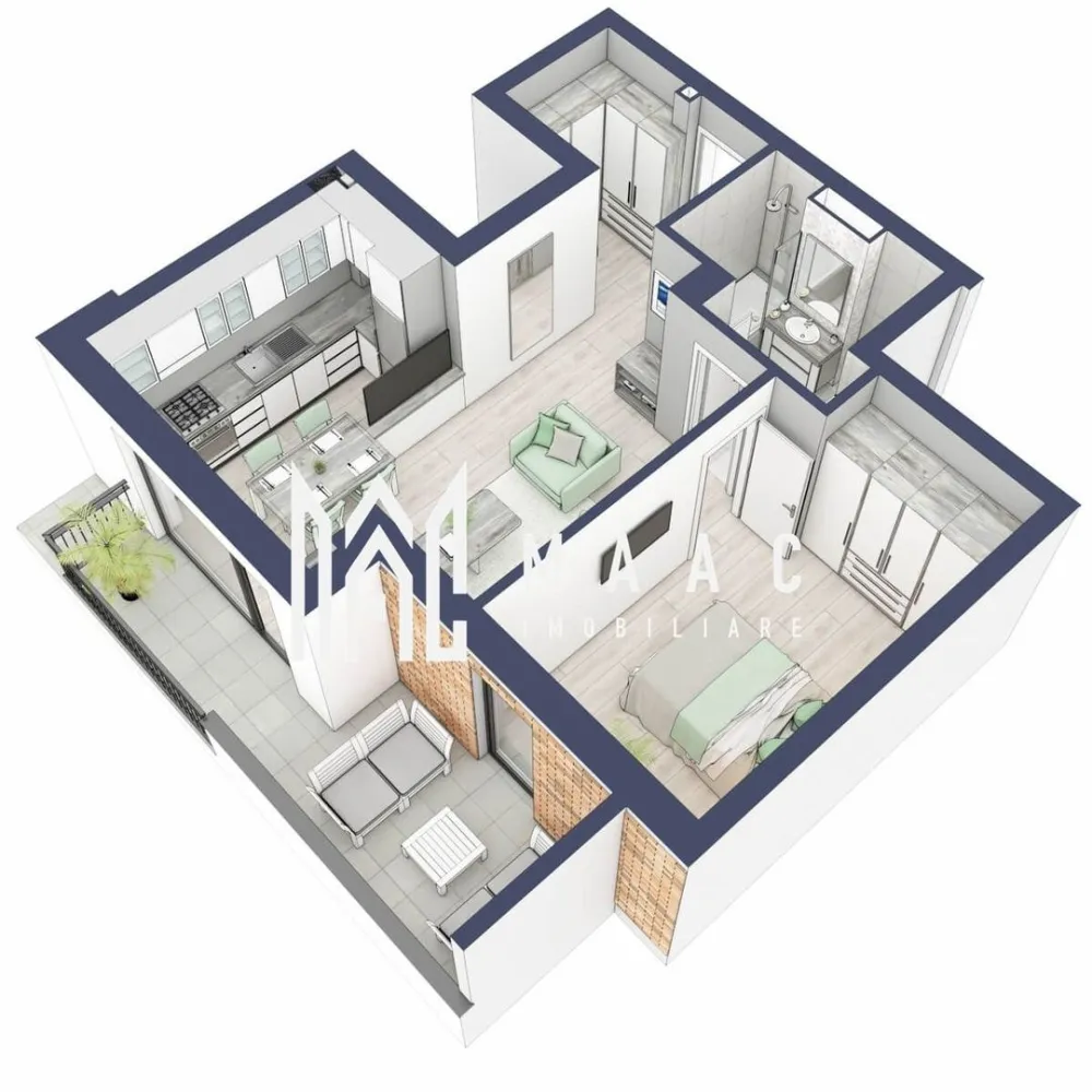 Apartament 2 camere | Balcon 10.3 mp | Etaj 2 | Turnisor - MAAC Imobiliare are plăcerea de a vă prezenta o oportunitate excepțională de a achiziționa un apartament modern, situat la parter, cu o suprafață totală de 57.8 m², amplasat în noul ansamblu rezidențial GreenHill, zona Turnișor. Acest ansamblu rezidențial, cu finalizare în vara 2026, oferă locuințe de înaltă calitate și facilități premium, proiectate pentru a satisface cele mai exigente cerințe. Detalii Apartament: Suprafața Totală: 57.8 m² Compartimentare: Bucatarie + Living - 23,3 m² Dormitor - 13,8 m² Baie - 5,5 m² Hol - 4,9 m² Suprafata balcon - 10,3 m² Caracteristici și Dotări: cu 9% TVA: € 122.603 Apartamentul se vinde în stadiul de “la cheie”, echipat cu: pereți finisați cu vopsea albă, faianță, gresie, parchet, uși interioare, vas WC, lavoar cu chiuvetă și baterie. Bugetul de finisaje incluse este de € 8.580 + TVA. Cu 19% TVA: € 123.641 Apartamentul se vinde în stadiul de "la alb". Facilități Premium: Boxă la subsol: Spațiu suplimentar de depozitare pentru confortul dvs. Rulouri electrice la dormitoare: Confort sporit și intimitate. Încălzire în pardoseală: Eficiență termică și confort maxim. Lift: Acces facil și rapid la etaje. Terasa: Spațiu exterior generos pentru relaxare. Baie cu cadă: Design modern și funcționalitate. Descriere Ansamblu Rezidențial GreenHill este un ansamblu rezidențial de lux, situat într-o zonă liniștită și accesibilă din Turnișor. Proiectul a fost conceput pentru a oferi locatarilor un stil de viață modern și confortabil, punând accent pe calitate, design și funcționalitate. Cu o gamă variată de facilități și dotări premium, GreenHill reprezintă alegerea ideală pentru cei care doresc să se bucure de un cămin primitor și elegant. Apartamentele vor fi intabulate in vara 2026 si se vor preda in vara anului 2026. Pentru Mai Multe Informații și Vizionări Nu ratați ocazia de a deveni proprietarul acestui apartament deosebit! Pentru mai multe detalii și programări pentru vizionări, vă rugăm să contactați agenții noștri de la MAAC Imobiliare. Suntem aici pentru a vă oferi toate informațiile de care aveți nevoie și pentru a vă ghida în procesul de achiziție. Pentru mai multe detalii, precizati telefonic ca ati vizionat anuntul cu ID: CP2286862. MAAC Imobiliare - Partenerul Dumneavoastră de Încredere în Imobiliare. }}