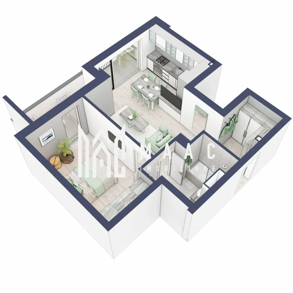 Apartament 2 camere | Balcon 10.3 mp | Etaj 2 | Turnisor - MAAC Imobiliare are plăcerea de a vă prezenta o oportunitate excepțională de a achiziționa un apartament modern, situat la parter, cu o suprafață totală de 57.8 m², amplasat în noul ansamblu rezidențial GreenHill, zona Turnișor. Acest ansamblu rezidențial, cu finalizare în vara 2026, oferă locuințe de înaltă calitate și facilități premium, proiectate pentru a satisface cele mai exigente cerințe. Detalii Apartament: Suprafața Totală: 57.8 m² Compartimentare: Bucatarie + Living - 23,3 m² Dormitor - 13,8 m² Baie - 5,5 m² Hol - 4,9 m² Suprafata balcon - 10,3 m² Caracteristici și Dotări: cu 9% TVA: € 122.603 Apartamentul se vinde în stadiul de “la cheie”, echipat cu: pereți finisați cu vopsea albă, faianță, gresie, parchet, uși interioare, vas WC, lavoar cu chiuvetă și baterie. Bugetul de finisaje incluse este de € 8.580 + TVA. Cu 19% TVA: € 123.641 Apartamentul se vinde în stadiul de "la alb". Facilități Premium: Boxă la subsol: Spațiu suplimentar de depozitare pentru confortul dvs. Rulouri electrice la dormitoare: Confort sporit și intimitate. Încălzire în pardoseală: Eficiență termică și confort maxim. Lift: Acces facil și rapid la etaje. Terasa: Spațiu exterior generos pentru relaxare. Baie cu cadă: Design modern și funcționalitate. Descriere Ansamblu Rezidențial GreenHill este un ansamblu rezidențial de lux, situat într-o zonă liniștită și accesibilă din Turnișor. Proiectul a fost conceput pentru a oferi locatarilor un stil de viață modern și confortabil, punând accent pe calitate, design și funcționalitate. Cu o gamă variată de facilități și dotări premium, GreenHill reprezintă alegerea ideală pentru cei care doresc să se bucure de un cămin primitor și elegant. Apartamentele vor fi intabulate in vara 2026 si se vor preda in vara anului 2026. Pentru Mai Multe Informații și Vizionări Nu ratați ocazia de a deveni proprietarul acestui apartament deosebit! Pentru mai multe detalii și programări pentru vizionări, vă rugăm să contactați agenții noștri de la MAAC Imobiliare. Suntem aici pentru a vă oferi toate informațiile de care aveți nevoie și pentru a vă ghida în procesul de achiziție. Pentru mai multe detalii, precizati telefonic ca ati vizionat anuntul cu ID: CP2286862. MAAC Imobiliare - Partenerul Dumneavoastră de Încredere în Imobiliare. }}