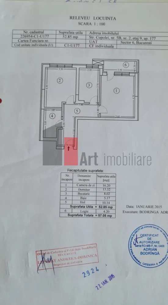 Oferim spre vanzare ap de 2 camere, Lujerului, Bloc nou Parcul Liniei