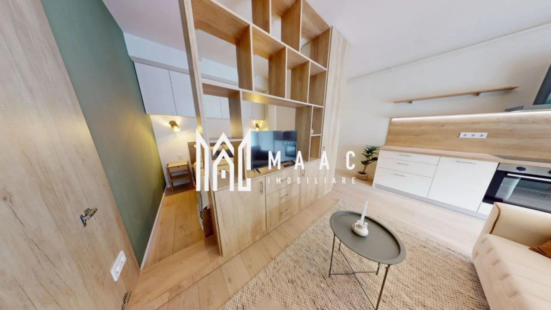Garsonieră 37mp I Balcon I Parcare I La Cheie I - MAAC Imobiliare vă propune spre vânzare o garsonieră amplasată la parterul unei vile, într-un cartier rezidențial nou din zona industrială de vest, o locație cu acces facil către principalele puncte de interes și zonele de birouri.

Locuința are o suprafață utilă de 37,5 mp și beneficiază de încălzire în pardoseală și centrală termică proprie, asigurând confort termic și eficiență energetică. Se predă nemobilată, cu baia complet utilată, iar nivelul de finisare este cel prezentat în fotografii sau obtional mobilata ca in poze la pretul de 70000 eur

Garsoniera dispune de:
-cameră principală spațioasă
-baie complet utilată
-balcon de 7 mp cu balustradă din sticlă
-loc de parcare inclus

Proprietatea este potrivită atât pentru locuință proprie, cât și pentru investiție, datorită amplasării într-un cartier rezidențial nou din zona industrială de vest, cu potențial bun pentru închiriere.

Pentru mai multe detalii vă rugăm să menționați la telefon numărul CP2842261.