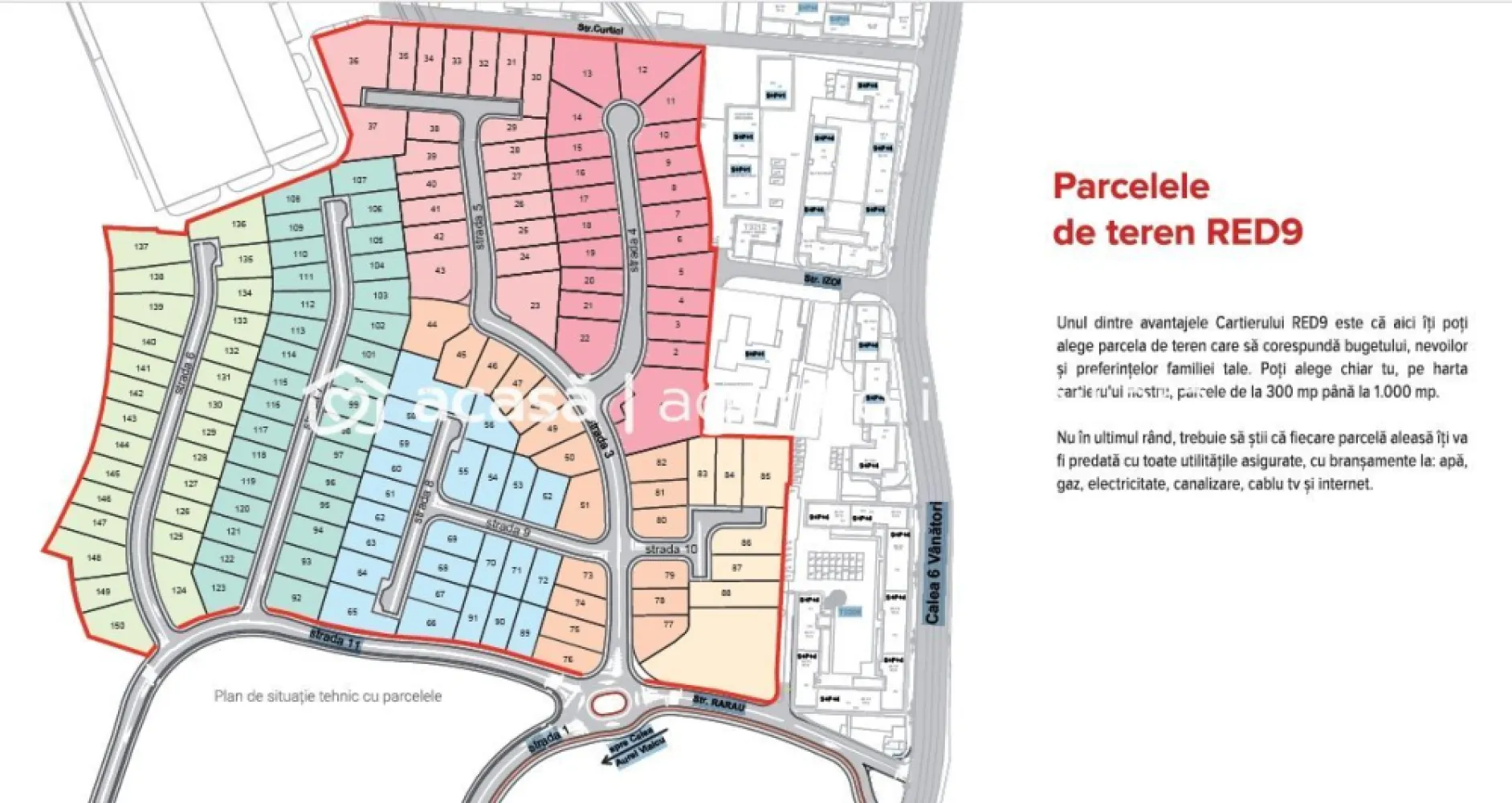 Teren pentru construcție de case, în ARED CITY. - Direct de la dezvoltator! COMISION 0!

Ultimele parcele de teren în cu cel mai nou și central cartier de case din Arad. 
PREȚURI valabile pană la 30.06.2025

Parcela de 312 mp și parcare de 25 mp, toate utilitățile si infrastructura incluse în noul Cartier ARED RED9, lângă Atrium Mall, AFI, Carrefour și Decathlon, este perfectă pentru dezvoltarea unui proiect imobiliar rentabil.

Oportunitate excepțională și pentru investitori! 
Construiți și vindeți cu profit, beneficiind de un mediu sigur și atractiv pentru viitorii cumpărători.

Parcela nr 105 din cartierul ARED, strada 7.. 
Suprafața terenului este de 312 mp, cu front stradal de 12 m. 

Cumpără terenul tău în cel mai nou cartier din orașul Arad, aproape de Atrium Mall, complexul comercial AFI, în imediata apropiere a noului parc de 1,6ha din cadrul cartierului ARED RED 9. 

Nu pierde ocazia unică! 
Prețul conține TVA(ESTE PREȚUL DE ACHIZIȚIE PERSOANE FIZICE) și este valabil până la data de 30.,06.2025
Ultimele loturi disponibile, prețuri de dezvoltator.
Contact la numărul de telefon și pe WhatsApp 0757 662 907
Andrei Caracioni Consultant Imobiliar partener ARED

Nu dispui de toată suma? Te ajutăm noi gratuit! Îți obținem oferte de la 16 bănci.

Ai o proprietate de vânzare în Arad și vrei să știi cât valorează cu adevărat?
Sună-mă pentru o evaluare gratuită, fără obligații.

Birou: ACASĂ | Agenție imobiliară Arad
Bulevardul Decebal 2, Arad 310133

Cod proprietate: CP2020140