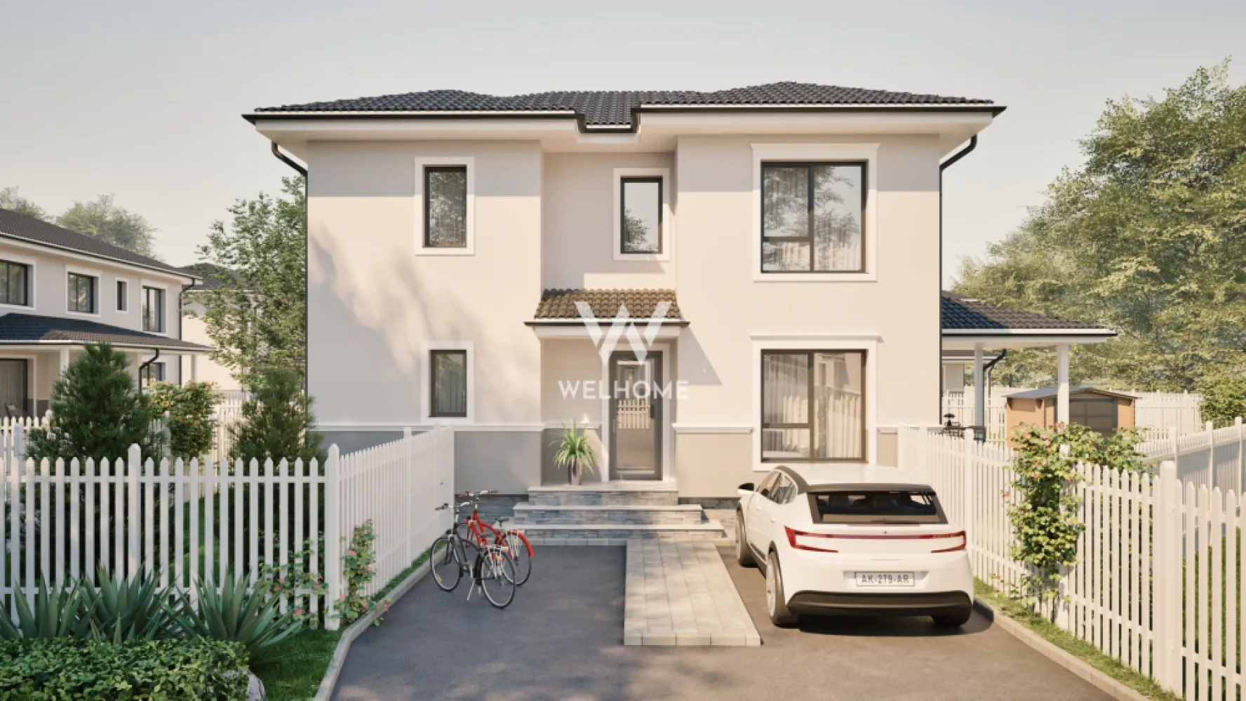 Casa Individuala cu teren 500 mp - Sura Mica - Situat într-un ansamblul rezidențial nou cu 100 de case, tip duplex si individuale, la doar câteva minute de Sibiu, acest duplex poate deveni acasă pentru tine.

- Suprafata utila: 121 mp
- Suprafata teren: 469 mp, curte libera: 367 mp
- La parter: living, birou/dormitor, bucatarie, baie, camara, iesire pe terasa acoperita de 18 mp.
- La etaj: 3 dormitoare, unul cu baie proprie, baie, hol. 
- Pod de 68 mp
- Predare LA ALB la INTERIOR: Pereți tencuiți, gletuiți, plus strat de amorsă, pardoseli cu șapă mecanizată, instalații electrice, tablou electric curenți tari și curenți slabi, instalație sanitară completă, fără obiecte sanitare, centrală termică Ariston de 24 kW, încălzire în pardoseală Uponor, infrastructură cablată pentru termostate, ușă la intrare.
- Casa se preda LA CHEIE la EXTERIOR: Fațade cu tencuială decorativă, tâmplărie din PVC cu 3 foi de sticlă și profil de 5 camere, glafuri la geamuri, pe exterior, contoare de utilități montate la limita de proprietate (apometru, electric, gaz), gard alb în stil american, cu poartă de acces pietonală, 2 locuri de parcare pavate cu dale din beton - în fața casei, alei și trotuare amenajate în jurul fiecărei locuințe.

Caracteristici constructie: Cadre din beton armat, zidărie portantă din cărămidă de 25 cm și compartimentări din cărămidă de 11,5 / 25 cm, termoizolație cu polistiren de 15 cm, planșeu din beton inclusiv între etajul 1 și pod, acoperiș tip șarpantă din lemn, cu învelitoare din țiglă ceramică gri, terasă acoperită cu țiglă ceramică gri. 

Programeaza o vizionare! 

Pret: 184.000 euro + Tva 

* Se accepta plata cu credit ipotecar cu avans minim 25%. 
* Se accepta si plata cu criptomonede.

Contact:Cosmin-0743292794
