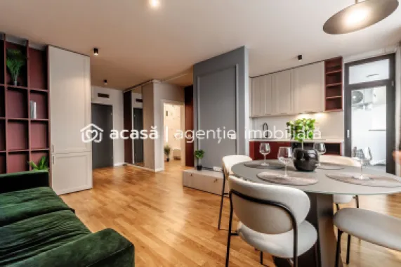 XCity Towers: 3 camere modern, etaj 2, living generos