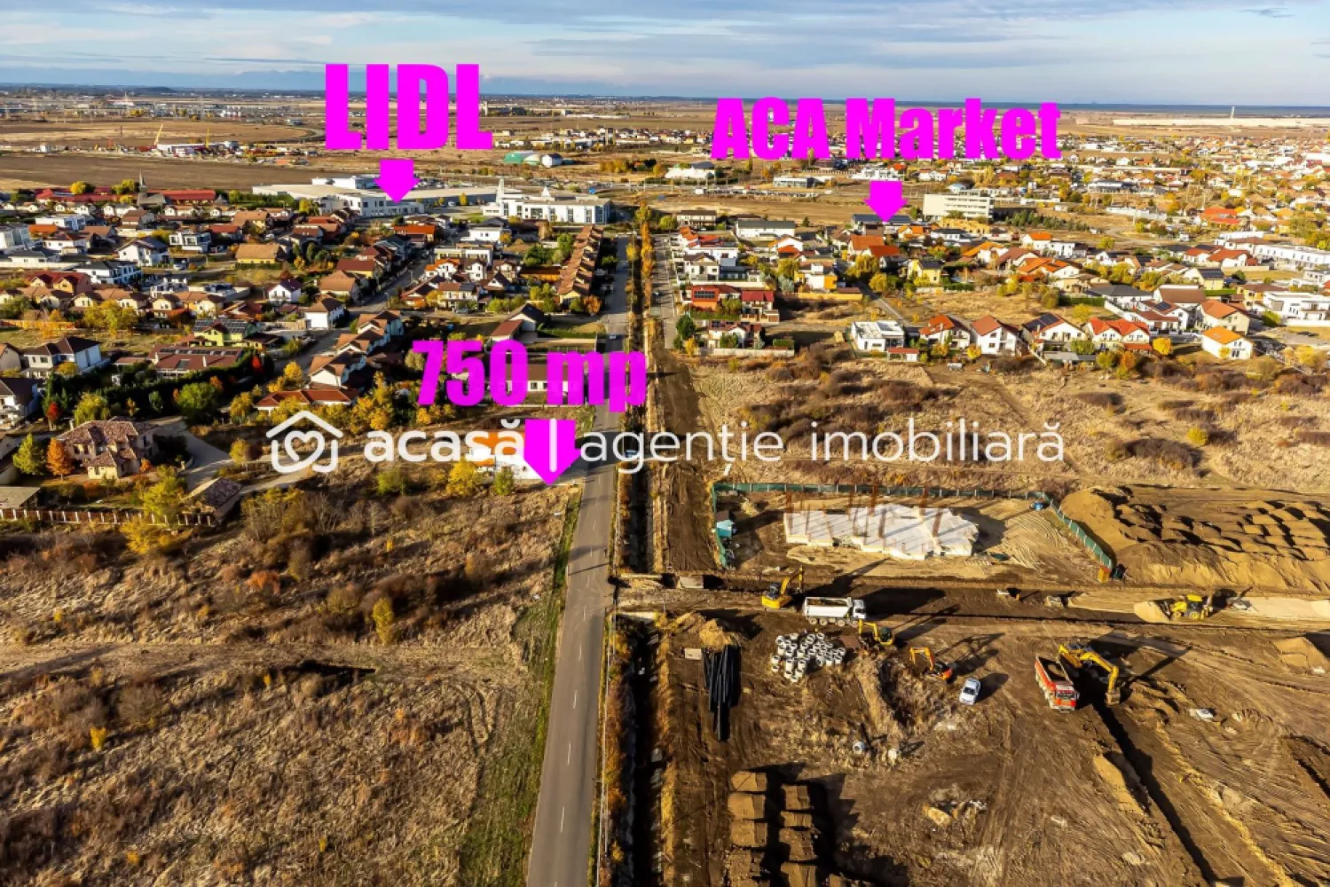 Teren 750 mp cu toate utilitățile | Via Carmina | 102 €/mp - Vă oferim spre vânzare un teren de 750 mp, cu proiect de casa inclus in pret, situat într-un cartier rezidențial în plină dezvoltare, la doar 10 minute de centrul Aradului.
Proprietatea reprezintă o oportunitate excelentă atât pentru construcția unei locuințe familiale, cât și pentru dezvoltatori care doresc să construiască un duplex modern.
Proiect avizat, Autorizatie de construire si Avize aprobate.

Preț: 77.000 €
Comision 0% pentru cumpărător
Contact: Sebastian Nica – 0722 252 639

Avantaje și caracteristici:
Suprafață totală: 750 mp | Front stradal: 23 m
Toate utilitățile disponibile la limită de proprietate (apă, gaz, curent, canalizare)
Acces direct din drum asfaltat
Cartier nou, în continuă expansiune
Vecinătăți: grădinițe, școli, centre comerciale, sală de fitness
Zonă liniștită, dar foarte bine conectată cu orașul
Proiect pentru o casa moderna inclus in pret!

O alegere inspirată pentru cei care caută spațiu, accesibilitate și potențial de creștere a valorii în timp.

Pentru detalii și vizionare:
Sebastian Nica – 0722 252 639

Nu dispui de toată suma? Te ajutăm noi gratuit! Îți obținem oferte de la 16 bănci.

Ai o proprietate de vânzare în Arad și vrei să știi cât valorează cu adevărat?
Sună-mă pentru o evaluare gratuită, fără obligații.

Birou: ACASĂ | Agenție imobiliară Arad
Bulevardul Decebal 2, Arad 310133

Cod proprietate: CP2781363