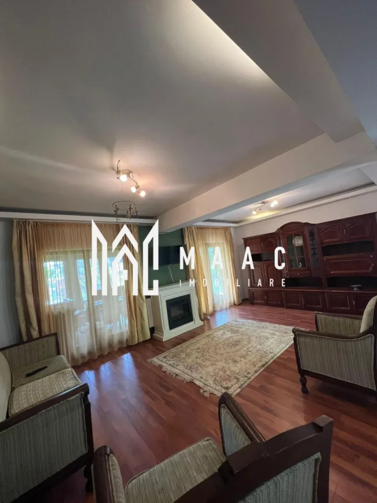 Vila | Ramnicu Valcea | Lenin Sud | De inchiriat - MAAC Imobiliare vă propune spre închiriere o vilă modernă D+P+1, situată în cartierul Lenin Sud din Râmnicu Vâlcea, într-o zonă liniștită, cu vedere panoramică deosebită și acces facil către principalele puncte de interes ale orașului.

Proprietatea are o suprafață utilă de 150 mp și este complet mobilată și utilată, fiind pregătită pentru mutare imediată. Compartimentarea este realizată inteligent pentru a oferi confort și funcționalitate, vila dispunând de un living spațios și luminos, bucătărie complet echipată, două dormitoare primitoare, cameră de dressing și două grupuri sanitare.

Unul dintre punctele forte ale proprietății este terasa generoasă închisă cu sticlă, un spațiu versatil ce poate fi utilizat pe tot parcursul anului, ideal pentru relaxare, socializare sau zonă de dining cu priveliște panoramică.

Locuința beneficiază de centrală termică proprie pe gaz, asigurând confort termic și eficiență pe tot parcursul anului.

În plus, imobilul dispune de garaj subteran, oferind siguranță și confort pentru autoturism.

Această proprietate reprezintă alegerea ideală pentru persoanele care își doresc liniște, spațiu și un ambient modern într-una dintre cele mai apreciate zone rezidențiale din Râmnicu Vâlcea.

Pentru mai multe detalii și programarea unei vizionări, echipa MAAC Imobiliare vă stă la dispoziție.

ID: CP3080060