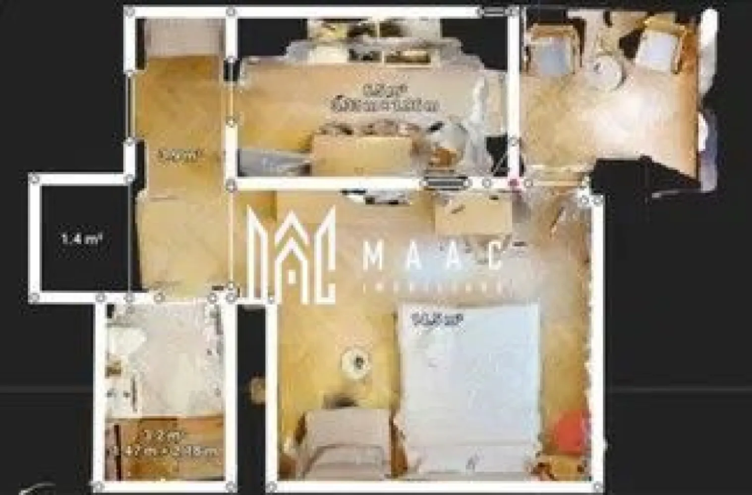 Apartament 1 camera | Etaj 2 | Modern | Parcare | Lazaret - MAAC Imobiliare vă prezintă un apartament cu 1 cameră, situat la etajul 2 din 4, într-un imobil modern cu lift, amplasat într-un cartier rezidențial din zona Henri Coandă.

Compartimentare:
Dormitor
Bucătărie separată
Hol de acces
Baie cu cabină de duș
Balcon de aproximativ 3 mp, cu acces atât din dormitor, cât și din bucătărie

Caracteristici și dotări:
Etaj 2 din 4
Bloc dotat cu lift
Construcție din anul 2020
Încălzire în pardoseală
Se vinde complet mobilat și utilat, exact ca în fotografii
Loc de parcare inclus.

Avantaje:
Zonă rezidențială liniștită, cu acces facil către magazine, mijloace de transport și puncte de interes.

Pentru mai multe detalii precizati telefonic ca ati vazut anuntul cu ID: CP3072283