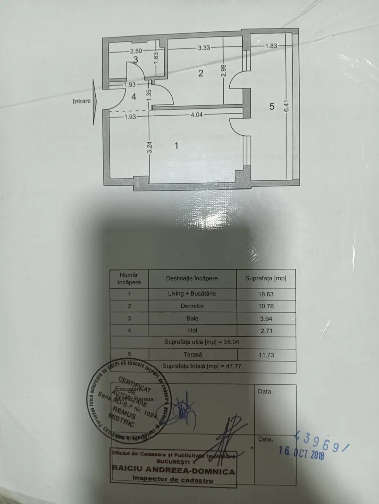 Apartament de vanzare - Rog seriozitate .tel 0764837772 CameliaVă prezentăm un apartament cu 2 camere situat în zona Rahova, București, perfect pentru cei care caută confort și accesibilitate. Acesta se află la etajul 6 al unui imobil construit în 2018, oferind o priveliște plăcută și liniște.Apartamentul dispune de o suprafață utilă de 47.7 mp, ceea ce asigură un spațiu generos pentru amenajări personalizate. Designul modern și funcționalitatea acestuia sunt completate de dotările de calitate.În apropiere se regăsesc diverse facilități, inclusiv magazine, școli și mijloace de transport în comun, ceea ce face din această locație o alegere potrivită pentru orice familie sau persoană acti