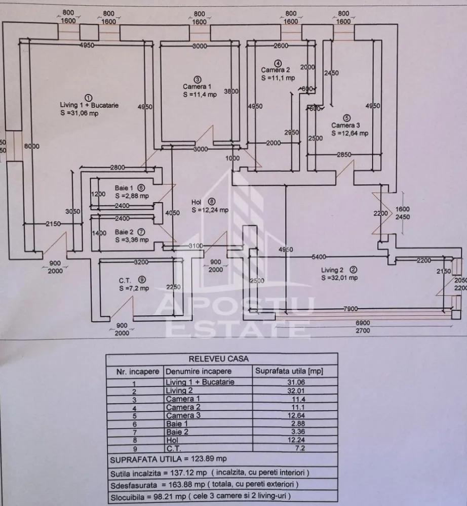 Casa de vanzare cu piscina si 5 camere in Dinias, Timis