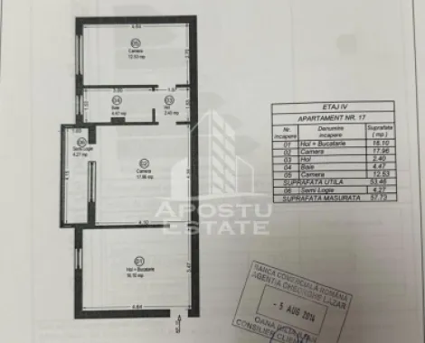 Apartament de vaznare 2 camere, etaj intermediar,Iulius Mall Timisoara