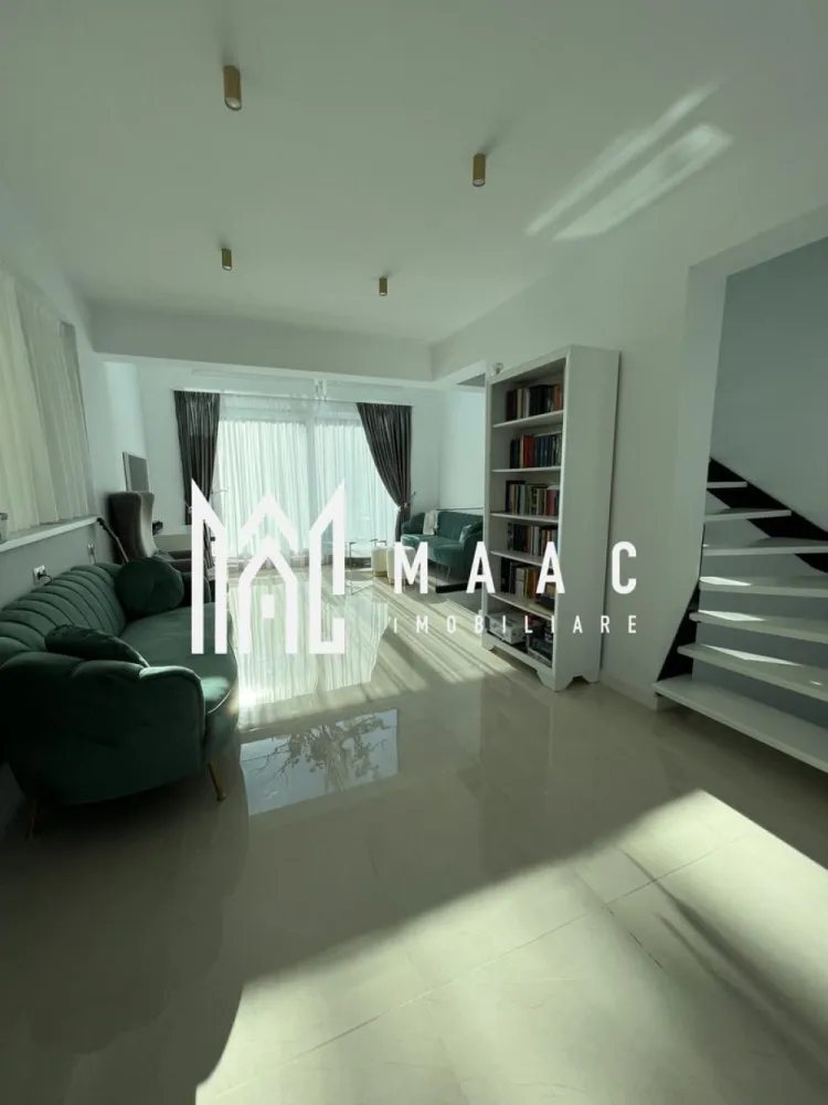 Casa 6 camere I Terasa I Calea Dumbravii- Sub Arini - MAAC Imobiliare propune spre vanzare o casa amplasata aproape de parcul Sub Arini. Locuinta este compartimentata astfel: -parter: living cu bucatarie open space, dormitor, hol acces, baie cu geam -etajul 1: 2 dormitoare, fiecare avand balcon, spatiu pentru birou/ loc de joaca pentru copii, 2 bai cu geam, hol acces-alta intrare. -etajul 2: living open space , 2 terase de aprox 20mp fiecare, baie cu vana, -etajul 3: spatiu de relaxare-open space, baie cu vana, balcon. Suprafata utila-160 mp. Avand doua cai de acces, imobilul permite amenajarea ca rezidenta pentru doua familii. Imobilul se vinde la cheie, mobilat/utilat complet. In fata si in spatele imobilului sunt amenajate zone verzi. Casa are design exterior modern, zona este linistita, selecta. Pentru mai multe detalii precizati telefonic ca ati vazut anuntul cu ID:CP1610779. }}