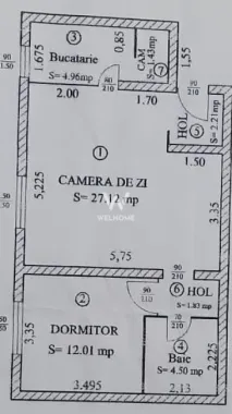 Apartament 2 camere, 54 mpu, renovat modern, parter inalt, Strand II