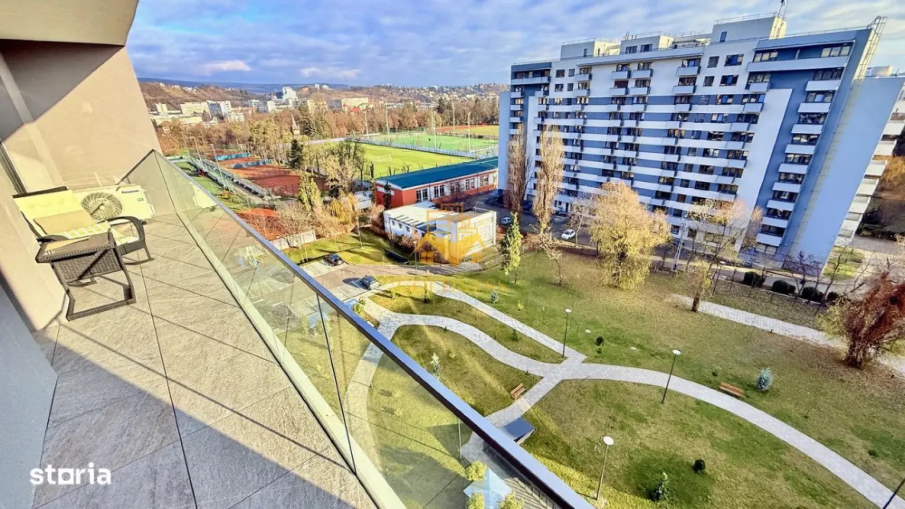 2 camere, premium, AC, garaj, bloc nou, Plopilor zona parcul Rozelor