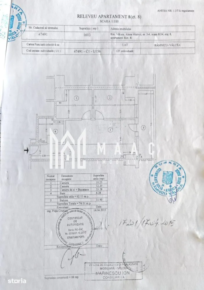 Apartament 3 camere | Zona centrala | Vedere panoramica