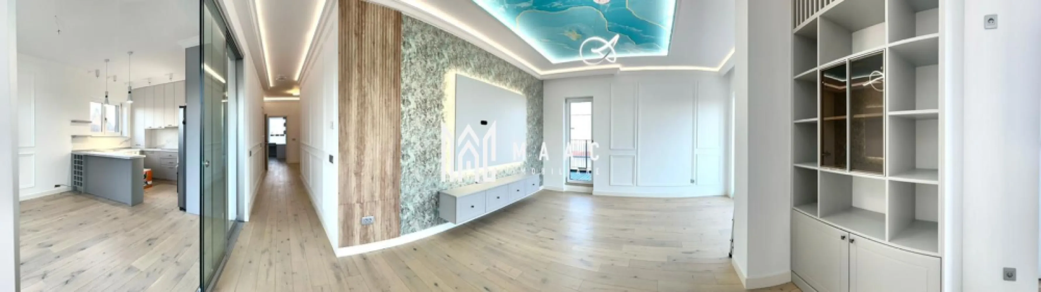 Penthouse de lux I 4 camere I Zona Sub Arini - MAAC Imobiliare vă propune spre vânzare un penthouse de lux, situat într-un complex rezidențial modern, conceput pentru un stil de viață exclusivist, cu suprafețe generoase și facilități premium. Proprietatea se remarcă prin spațiul amplu, luminozitatea naturală și terasa impresionantă, oferind confort la standarde înalte.

Apartamentul tip penthouse are o suprafață de 135 mp și este compartimentat eficient pentru a asigura funcționalitate și intimitate:
-3 dormitoare
-2 băi
-bucătărie open-space
-living cu ieșire pe terasă

Zona de zi este gândită ca un spațiu deschis și generos, beneficiind de lumină naturală abundentă, ideal pentru amenajarea unui cămin modern și elegant. Compartimentarea inteligentă permite delimitarea clară a zonei de relaxare de cea de noapte, menținând în același timp un ambient aerisit și primitor.

Terasa amplă de 150 mp reprezintă un element distinctiv al proprietății, oferind posibilitatea amenajării unei grădini urbane sau a unui spațiu de relaxare privat. Poziționarea la etaj superior asigură o priveliște deosebită și un plus de intimitate.

Proprietatea dispune de:
-boxă
-loc de parcare subteran
-lift cu acces direct din apartament până la subsol

În cadrul complexului există hotel cu centru SPA, completând astfel experiența rezidențială prin facilități dedicate relaxării și confortului.

Pentru mai multe detalii, vă rugăm să menționați numărul CP1966325 la telefon.