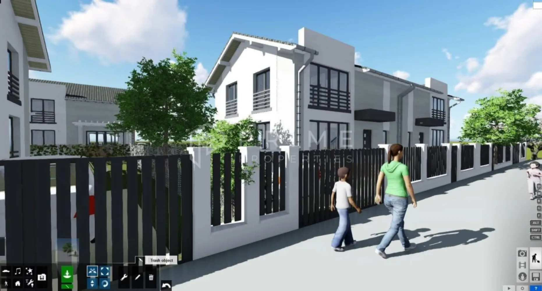 Construcție nouă, zonă liniștită – case 3 dormitoare, teren 250 mp