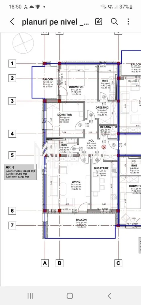 Apartament 3 camere | Curte 60 MP | Parcare | Selimbar