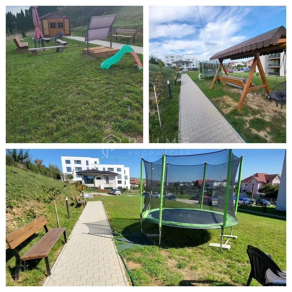 Apartament modern cu curte privată – Strada Mărului - Vă propunem spre vânzare un apartament luminos și primitor, cu o suprafață utilă de 68 m², amplasat într-un imobil modern de pe Strada Mărului.

Locuința îmbină perfect avantajele unui apartament la bloc cu intimitatea și confortul unei case, fiind ideală pentru cei care apreciază funcționalitatea, spațiul verde și liniștea.

Apartamentul este situat la parter, oferind acces direct la o curte privată generoasă de 3.832 m², complet împrejmuită și amenajată, ceea ce îi conferă o atmosferă calmă, sigură și potrivită pentru viața de familie.

Compartimentare interioară:
- Cameră de zi luminoasă, ideală pentru relaxare și socializare
- Bucătărie cu zonă de dining, potrivită pentru mesele în familie
- Dormitor spațios
- Două holuri de acces
- Dressing dedicat, pentru organizare eficientă
- Baie complet echipată
- Balcon confortabil, perfect pentru momentele de respiro

Dotări și finisaje:
- Centrală termică proprie
- Aer condiționat
- Clasă energetică A – eficiență și confort termic optim

Facilități exterioare:
- Curte privată de 3.832 m², complet împrejmuită și securizată
- Loc de parcare pavat, cu acces controlat (poartă automată – telecomandă sau apel telefonic)
- Loc de joacă pentru copii: trambulină, leagăn, ladă de nisip și spațiu de recreere
- Zonă amenajată pentru grătar și activități în aer liber
- Trotuare pavate și iluminate, pentru confort și siguranță

Accesibilitate:

Stația autobuzului linia 11 se află chiar în fața blocului, oferind legături rapide către principalele zone ale orașului.
Zona este bine conectată, liniștită și oferă un echilibru ideal între viața urbană și relaxarea cotidiană.

Avantaje principale:
- Apartament bine compartimentat și ușor de personalizat
- Curte privată generoasă, cu facilități pentru relaxare și familie
- Siguranța unei comunități moderne
- Acces facil la mijloace de transport în comun

Preț: ușor negociabil

Un apartament modern, cu aer de casă, care oferă confortul orașului și liniștea unui spațiu privat – locul perfect pentru a numi „acasă”

 La Prime Properties, fiecare tranzacție înseamnă mai mult decât o simplă achiziție – este un proces complet, în care colaborăm cu cei mai buni profesioniști: notari, avocați, designeri, arhitecți, evaluatori, specialiști în certificate energetice, consultanți de credite imobiliare.
Astfel, atunci când alegi o proprietate prin noi, primești la pachet și siguranță, transparență și servicii impecabile pe tot parcursul drumului tău către casa ideală.

Ne dedicăm 100% fiecărui client, iar asta se reflectă în rezultate și în încrederea pe care o primim înapoi prin recomandările lor.
Proprietatea aceasta nu se potrivește exact nevoilor tale?

Lasă-ne să îți găsim alternativa potrivită. Agentul nostru îți va oferi soluții avantajoase și adaptate stilului tău de viață.
📞 Contactează-ne astăzi. Până acum nu am dezamăgit niciun client – și nu vom începe cu tine.
Comision 0% pentru cumpărători