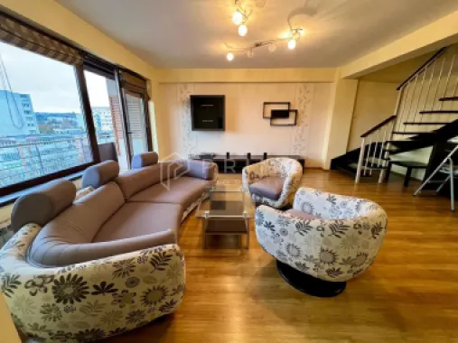 Apartament duplex modern de închiriat, complet mobilat, 4 camere