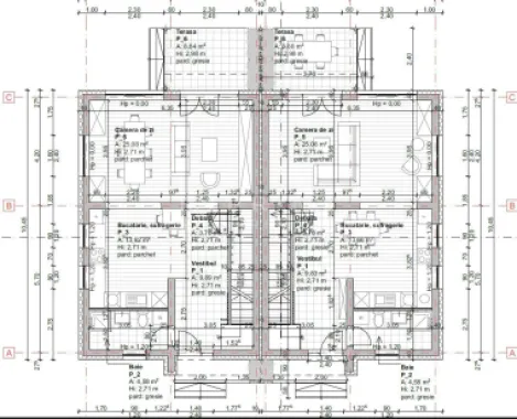 Casă nouă tip duplex izolat fonic în Livezeni