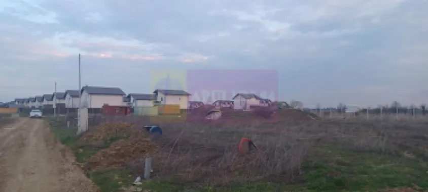 Săbăreni, teren curti-constructii 610 mp cu utilităti