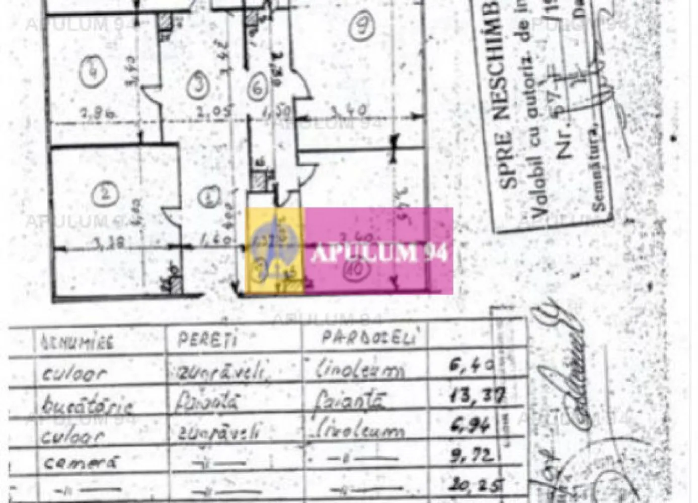 Appartament 4 camere Vitanul Nou